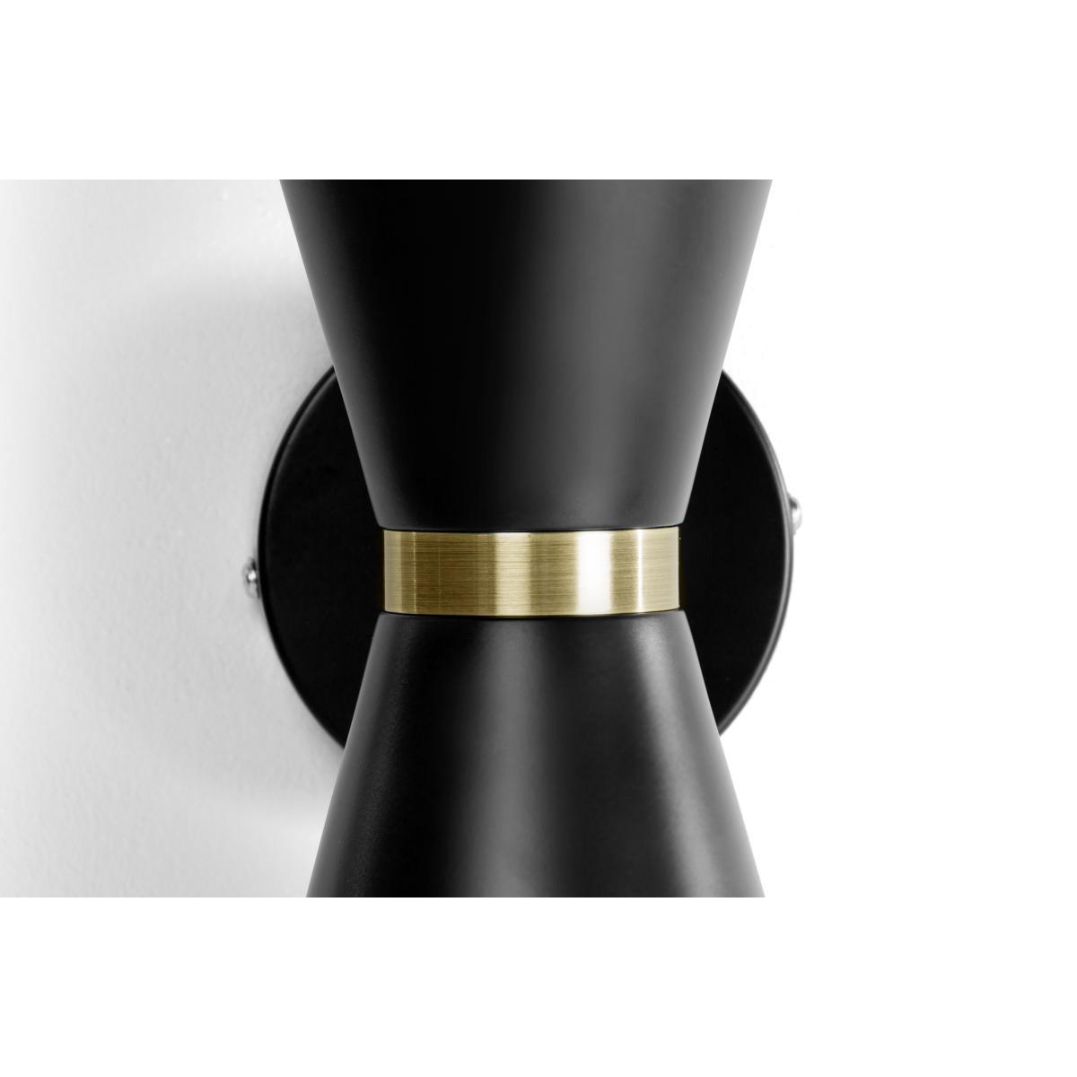 Ogilvy Wall Lamp, Matt Black and Antique Brass – image 4