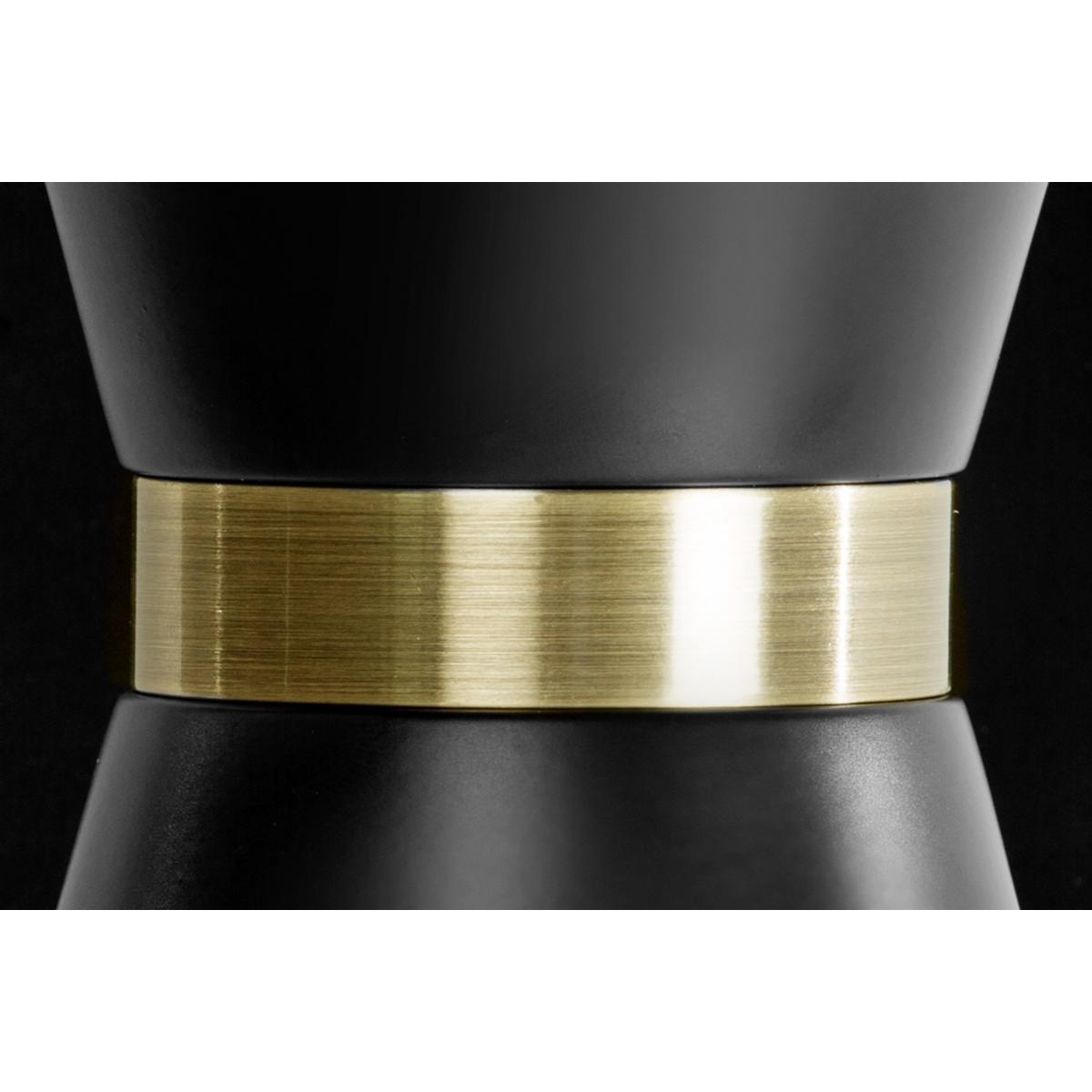 Ogilvy Wall Lamp, Matt Black and Antique Brass – image 6