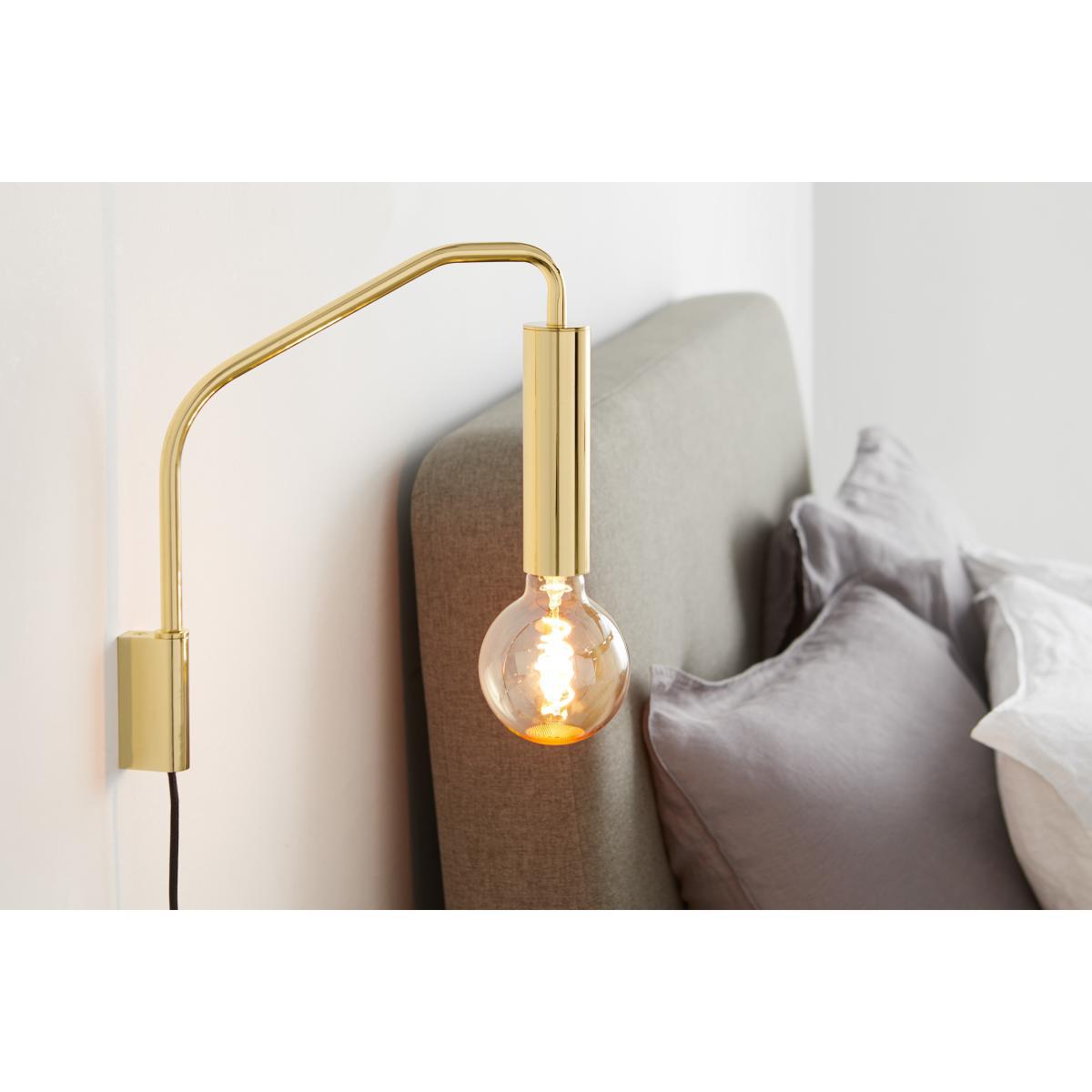 Lennox Overreach Wall Lamp, Brass – image 6