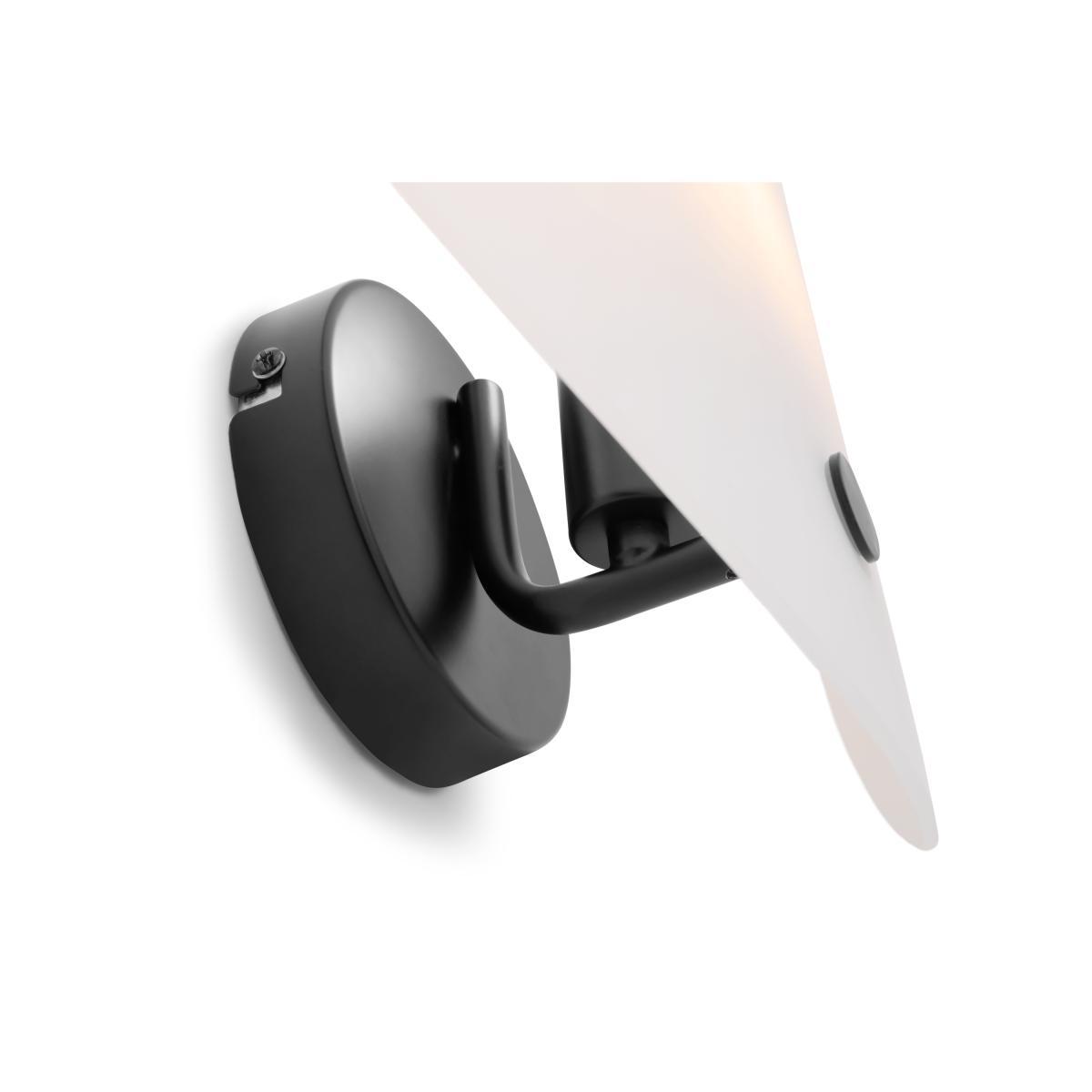 Folio Wall Light, Black & Frosted Glass – image 7