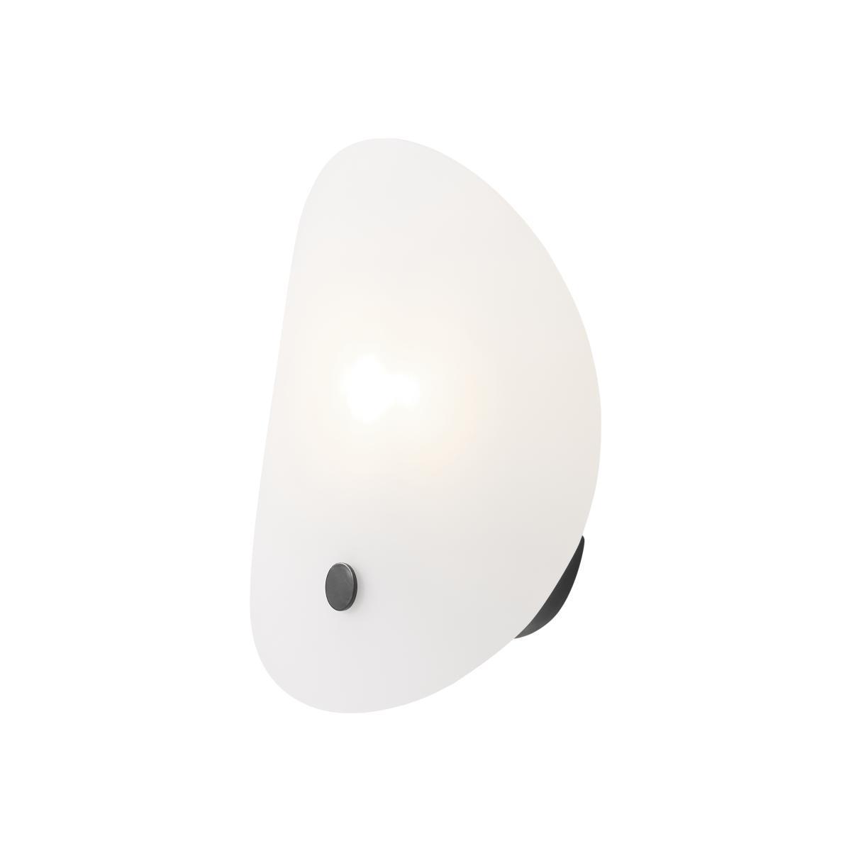 Folio Wall Light, Black & Frosted Glass – image 1