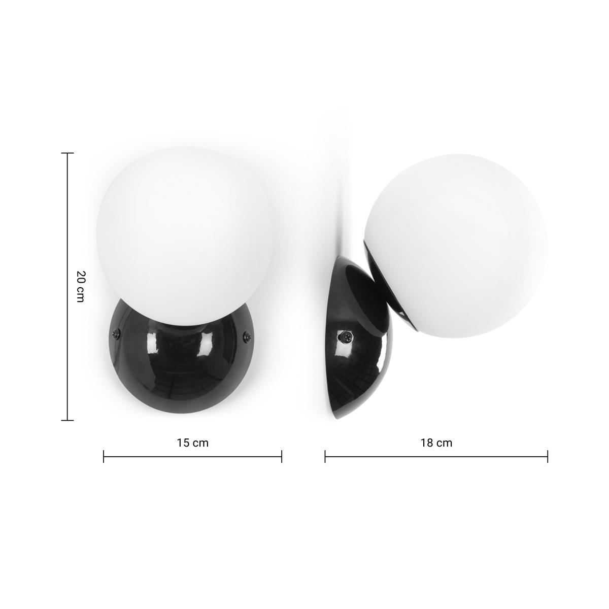 Vetro Wall Light, Black  – image 8
