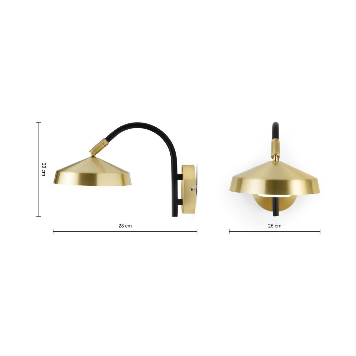 Garnaas LED Wall Lamp, Brass – image 9