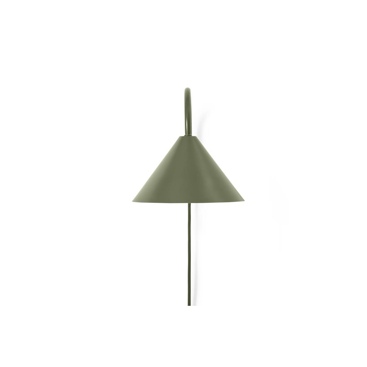 Saige Plug In Wall Light, Green Metal – image 5
