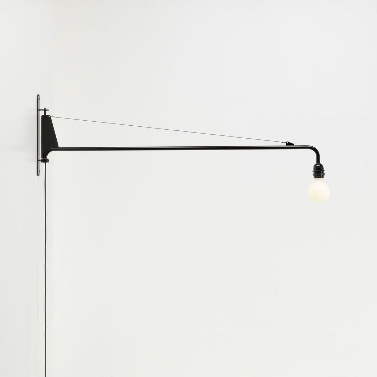 Wall light with plug Petite Potence metal / Jean Prouvé (1947) - L 104 cm - Vitra – image 2