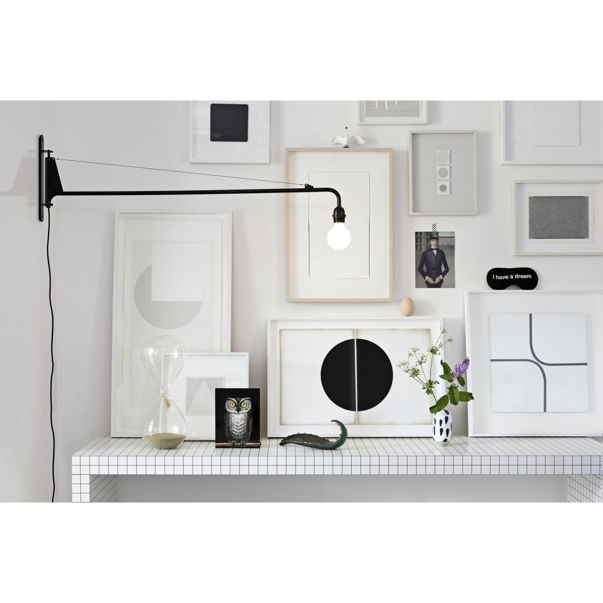 Wall light with plug Petite Potence metal / Jean Prouvé (1947) - L 104 cm - Vitra – image 3