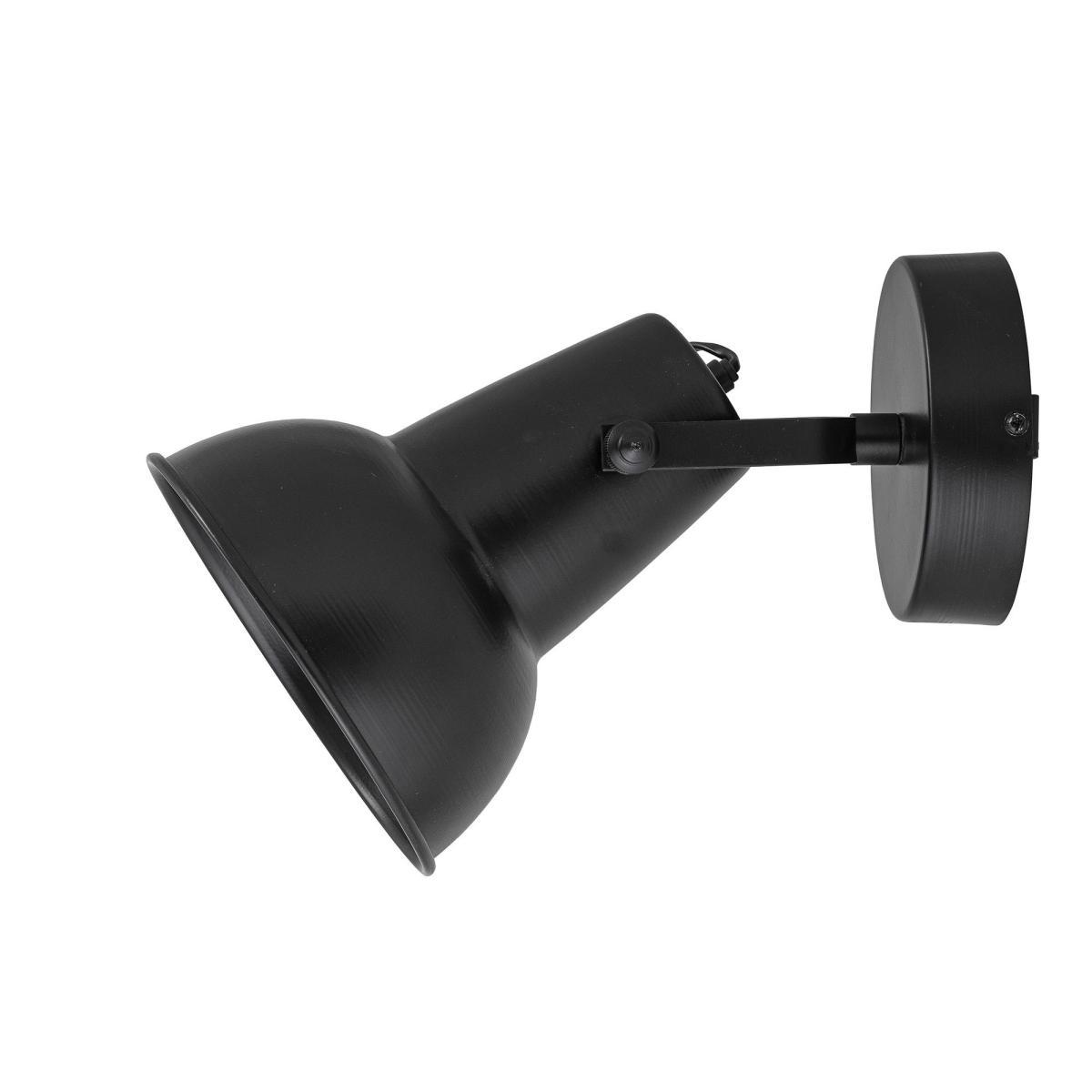 Nikos Wall light with plug - / Metal - Adjustable by Bloomingville Black – image 2