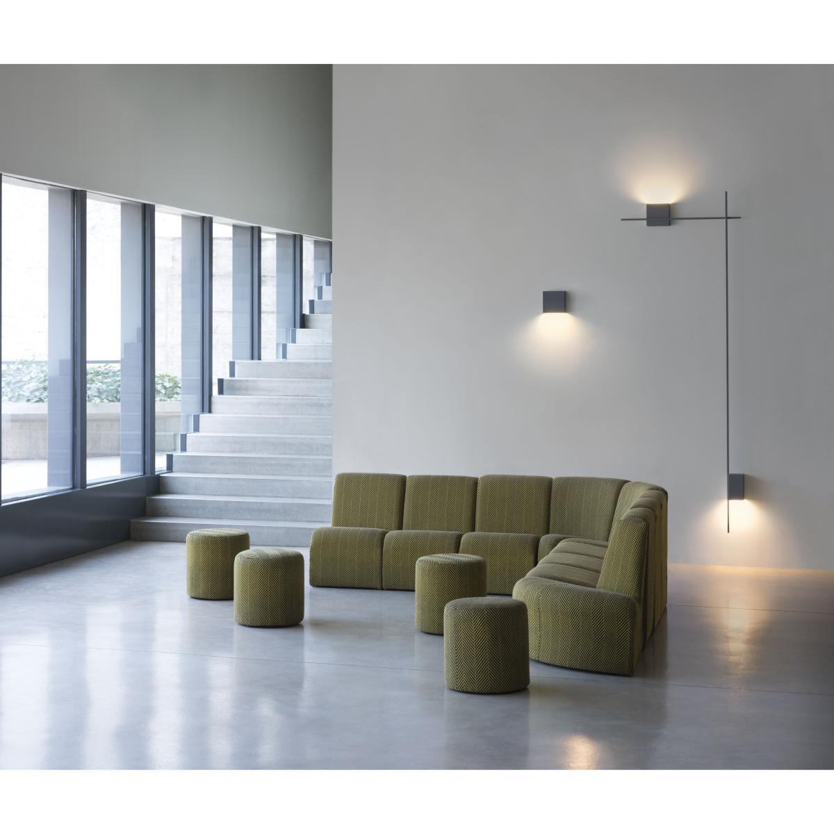 Structural LED Wall light - / 16 x 16 cm by Vibia Grey/Silver – image 2
