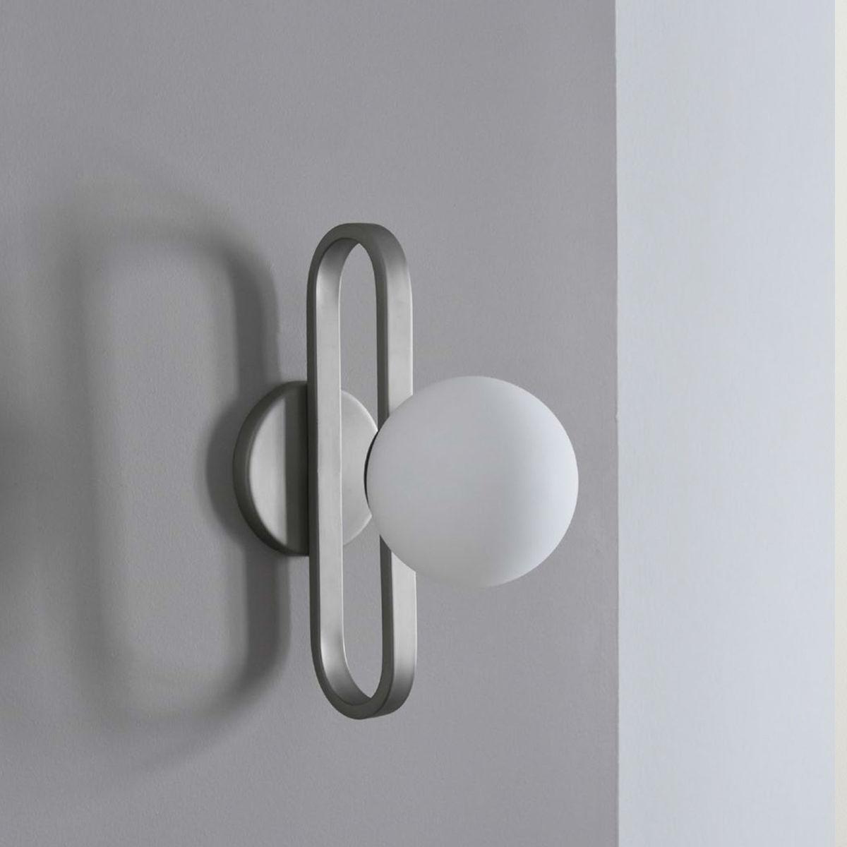 Cime Small Wall light - / Ø 12 cm by ENOstudio White/Silver/Metal – image 2