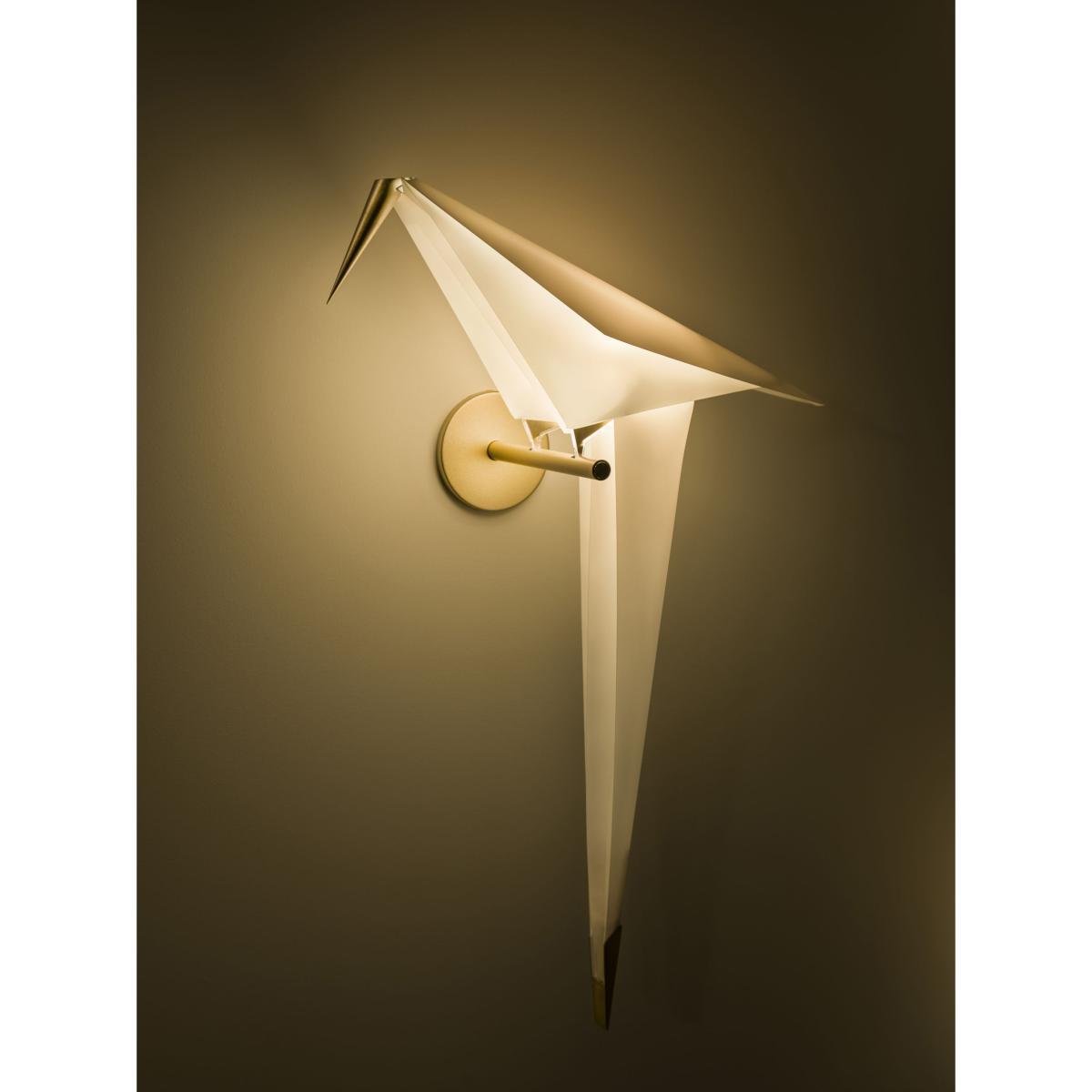 Perch Light Small Wall light - LED / Wall supply by Moooi White/Gold/Metal – image 3