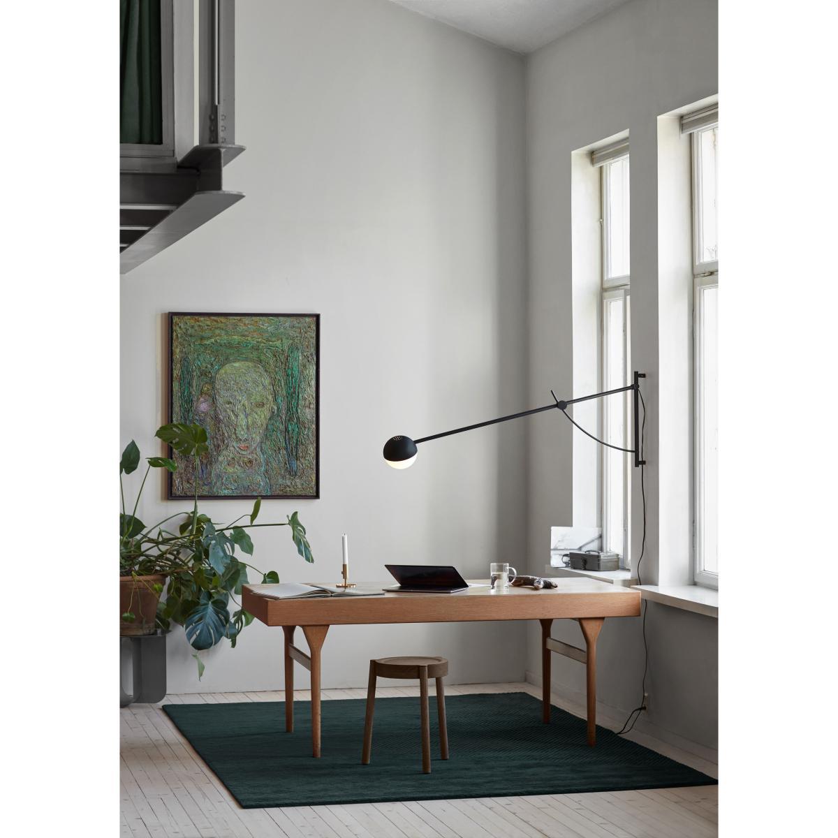 Balancer Wall light with plug - / Rotating arm - Length adjustable from 102 to 158 cm by Northern Black – image 3
