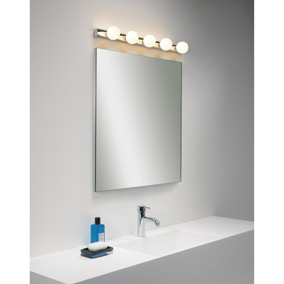 Cabaret Five Wall light - / L 70 cm - Pull switch by Astro Lighting White/Metal – image 2