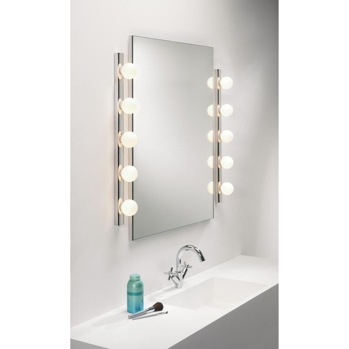 Cabaret Five Wall light - / L 70 cm - Pull switch by Astro Lighting White/Metal – image 3