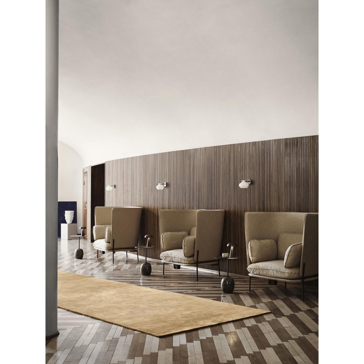 Copenhague SC54 Wall light with plug - / Ø 16 cm - Glass by &tradition White/Brown/Metal – image 3