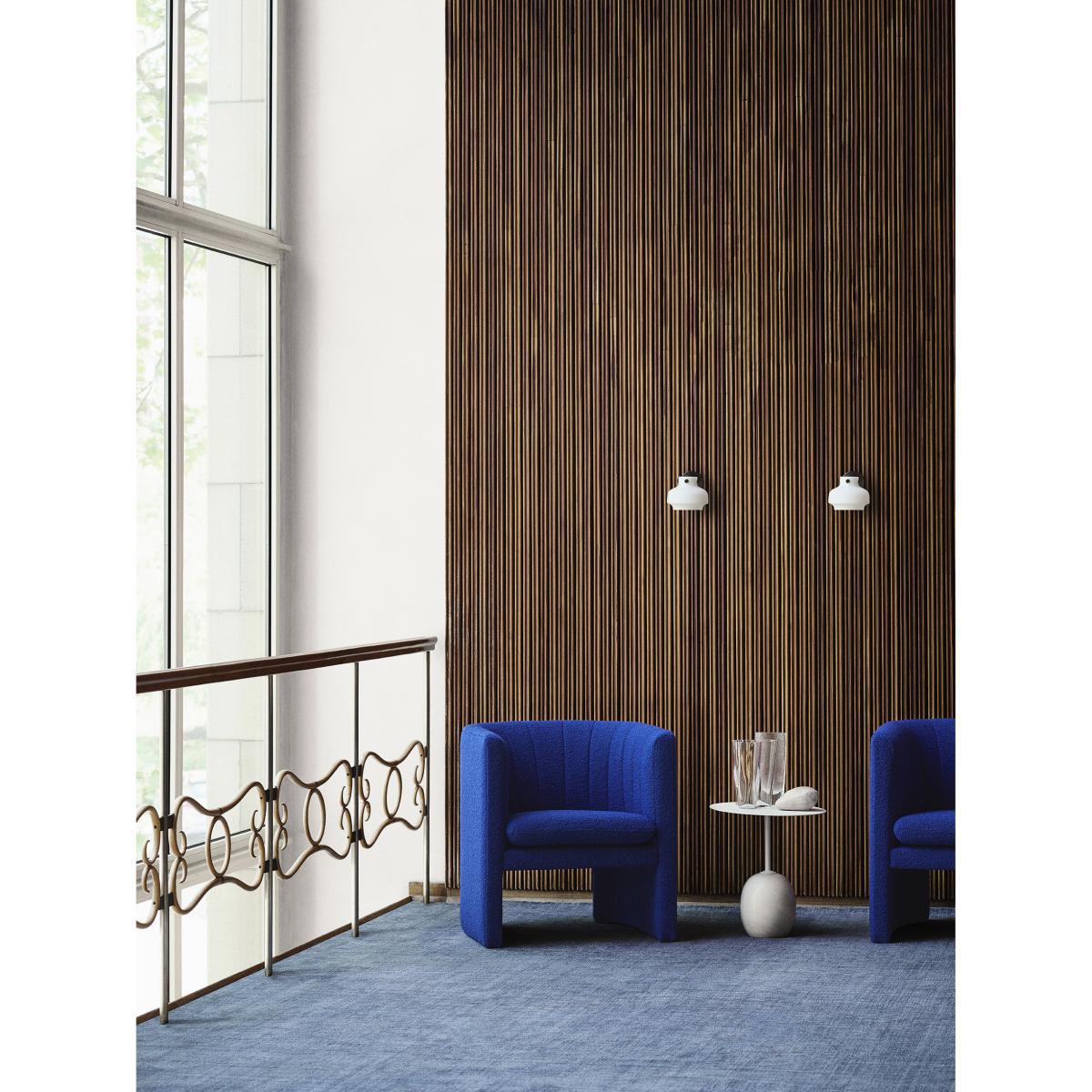 Copenhague SC54 Wall light with plug - / Ø 16 cm - Glass by &tradition White/Brown/Metal – image 4