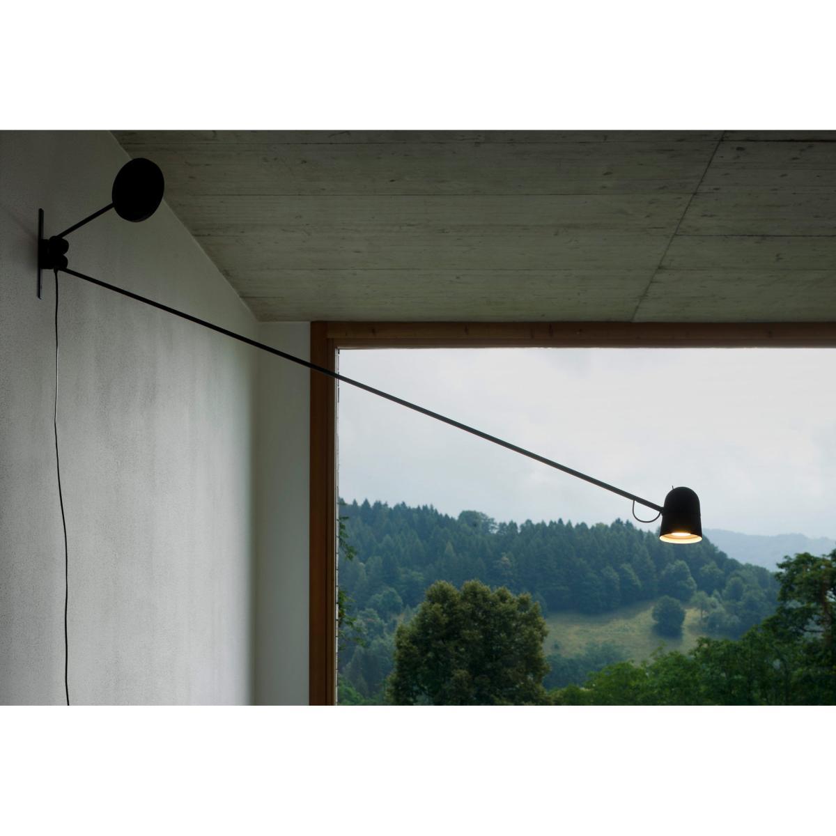 Counterbalance Wall light with plug - LED / L 191 cm by Luceplan Black – image 2