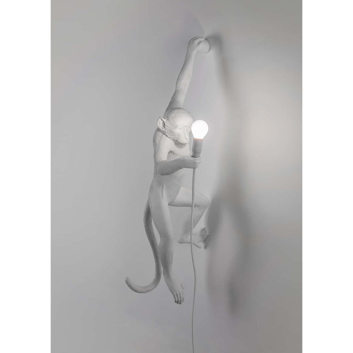 Monkey Hanging Outdoor wall light - / Outdoor - H 76.5 cm by Seletti White – image 2