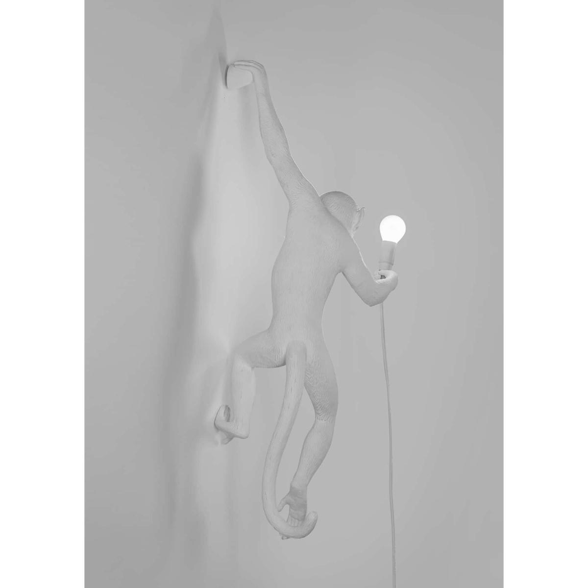 Monkey Hanging Outdoor wall light - / Outdoor - H 76.5 cm by Seletti White – image 3