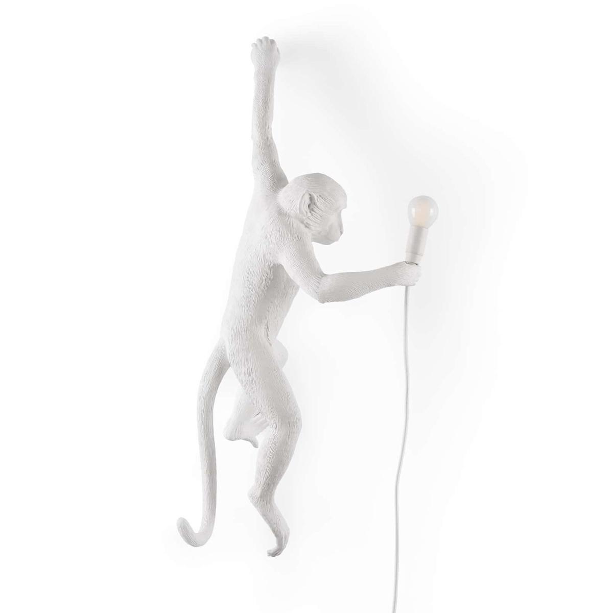 Monkey Hanging Outdoor wall light - / Outdoor - H 76.5 cm by Seletti White – image 4