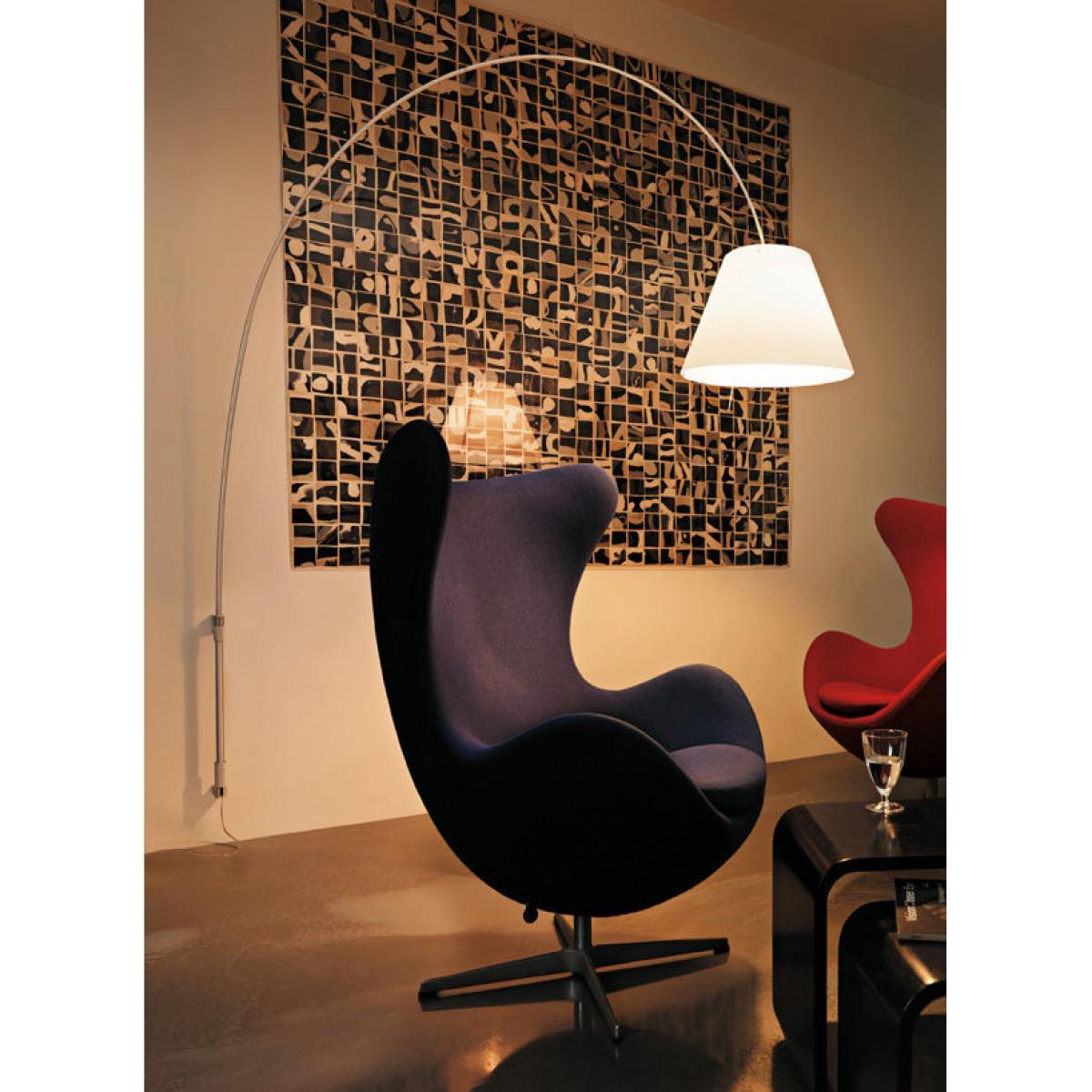 Lady Costanza Wall light with plug - Wall fixing by Luceplan Black – image 2