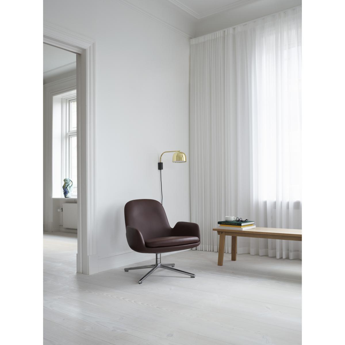 Grant Wall light with plug - / Metal & granite - Adjustable - L 43 cm by Normann Copenhagen Grey/Black – image 3