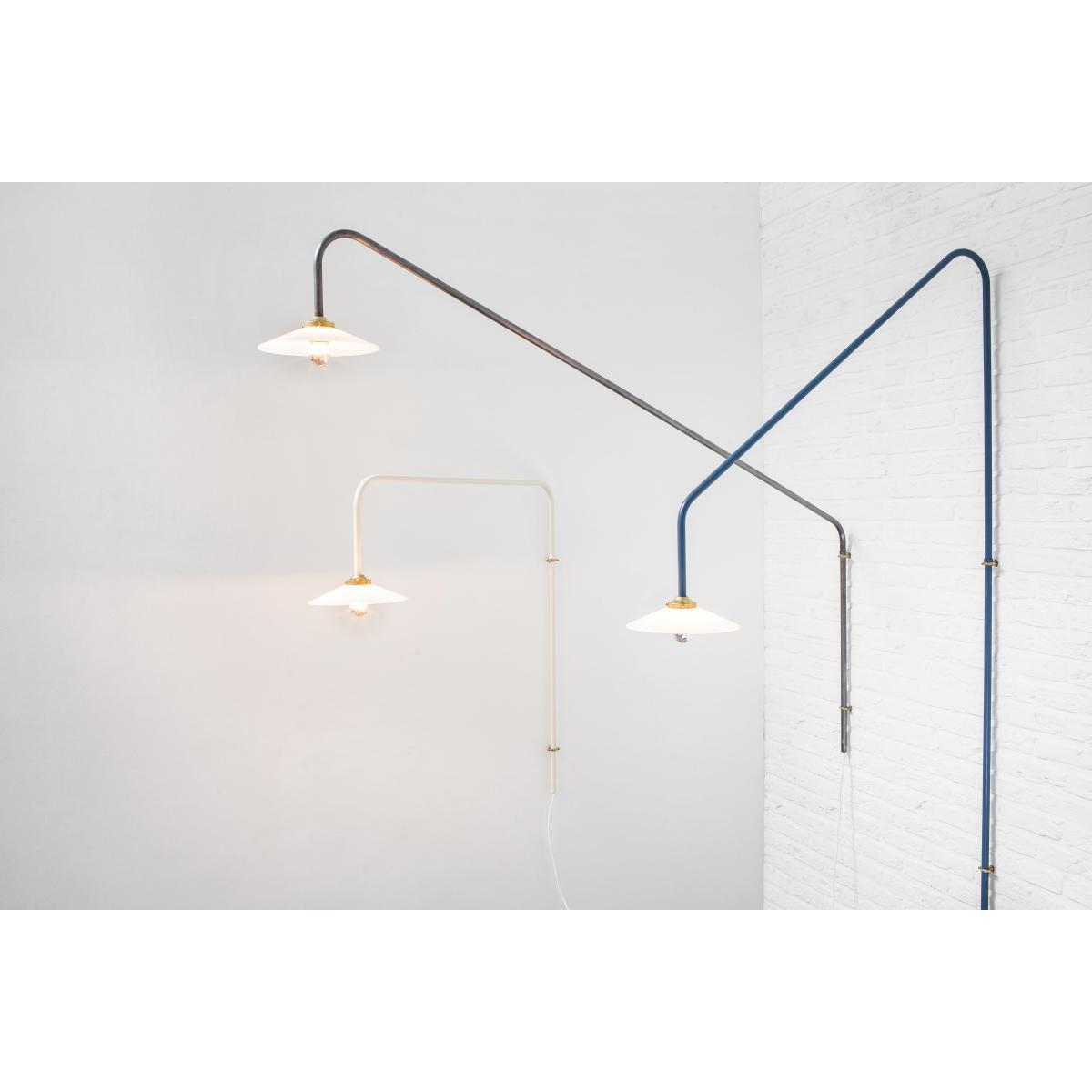 Hanging Lamp n°4 Wall light with plug - / H 180 x L 90 cm by valerie objects Gold/Metal – image 2