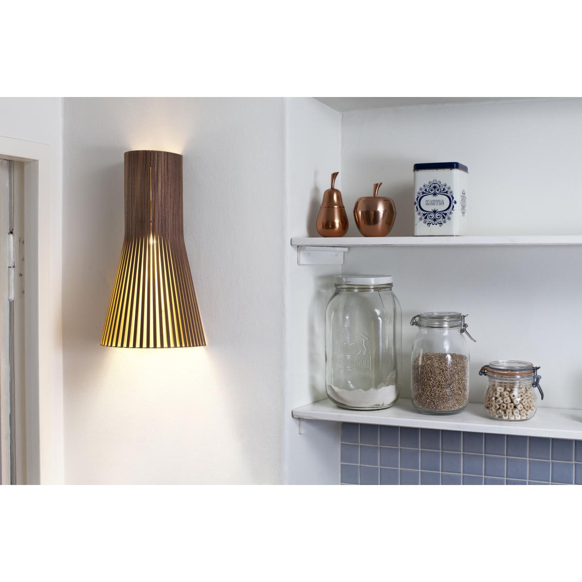 Secto S Wall light with plug - / H 45 cm by Secto Design Black – image 3