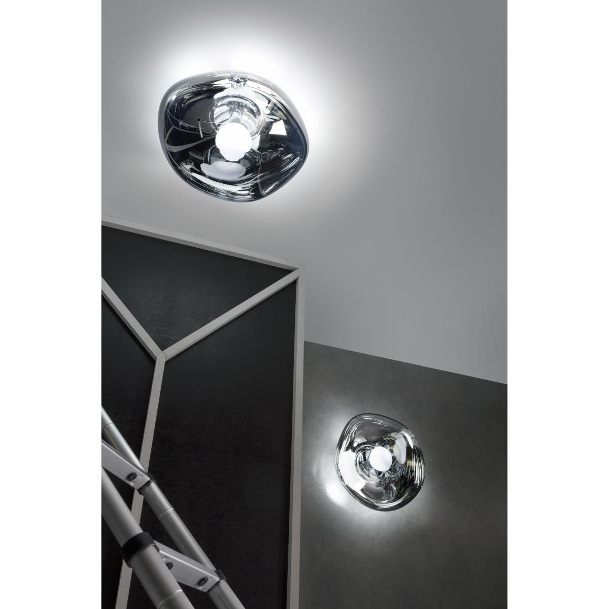 Melt Wall light with plug - Ceiling - Bracket lamp - Ø 50 cm by Tom Dixon Silver/Metal – image 6