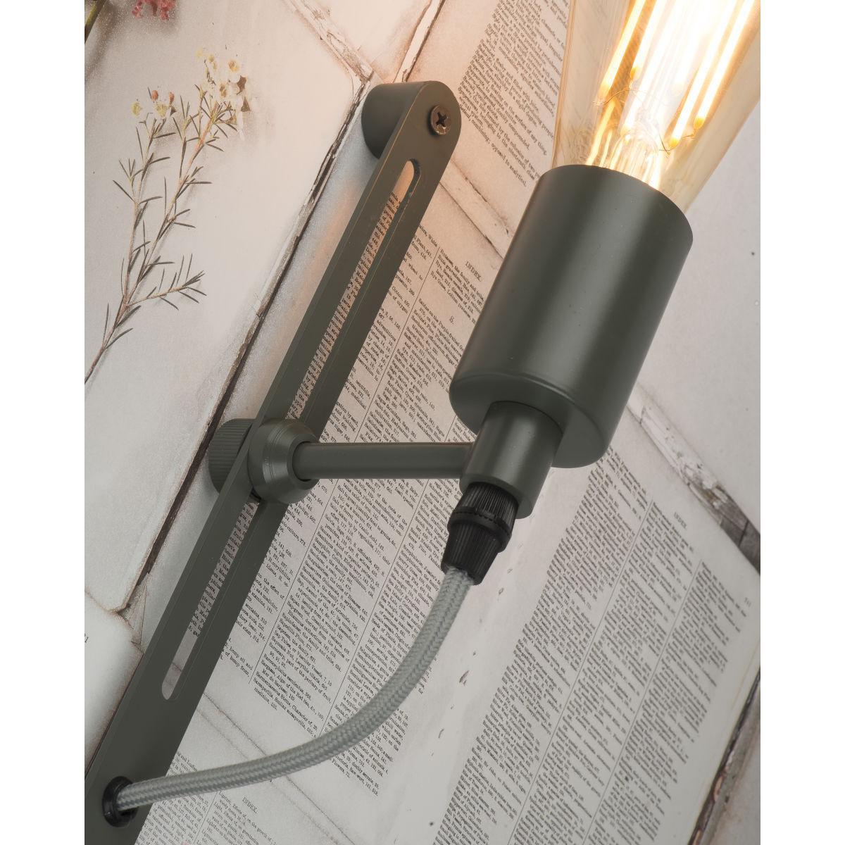 Seattle Wall light with plug - / Adjustable height by It's about Romi Green/Grey – image 4