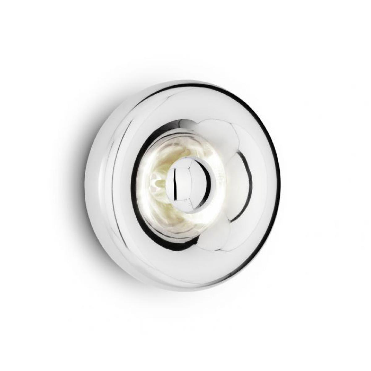 Void Surface LED Wall light - / Ø 30 cm - Metal by Tom Dixon Grey/Silver/Metal – image 2