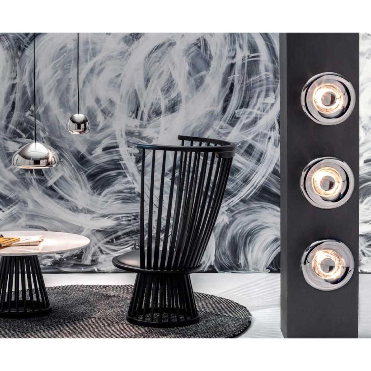 Void Surface LED Wall light - / Ø 30 cm - Metal by Tom Dixon Grey/Silver/Metal – image 4