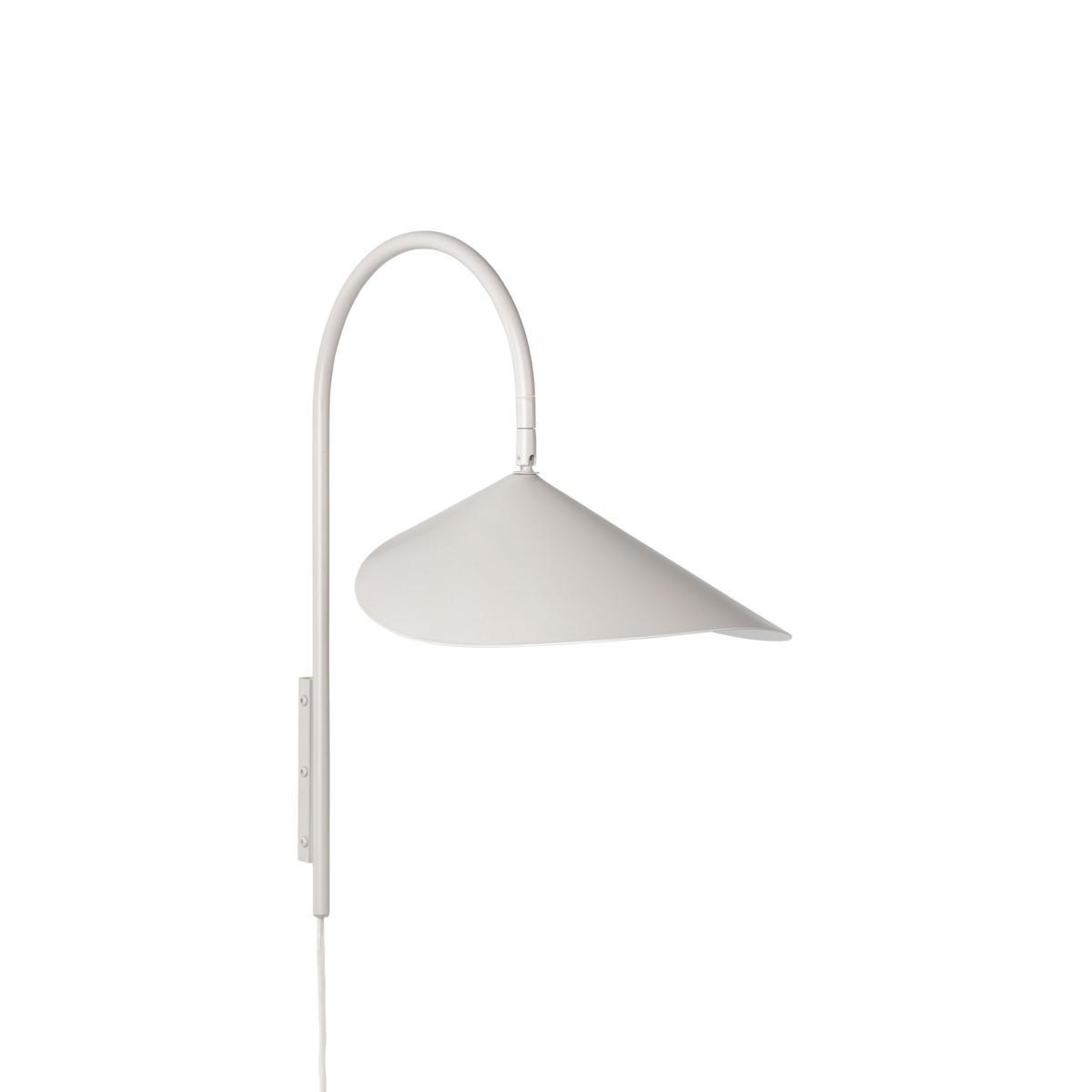 Arum Small Wall light with plug - / H 46 cm - Metal - Adjustable by Ferm Living White/Beige – image 2