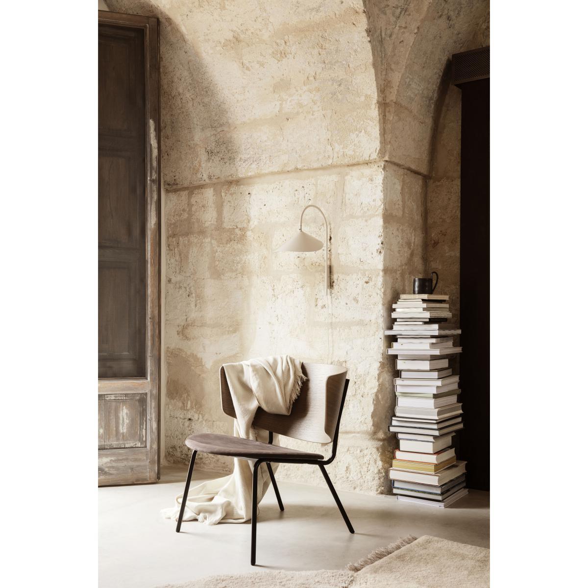 Arum Small Wall light with plug - / H 46 cm - Metal - Adjustable by Ferm Living White/Beige – image 5