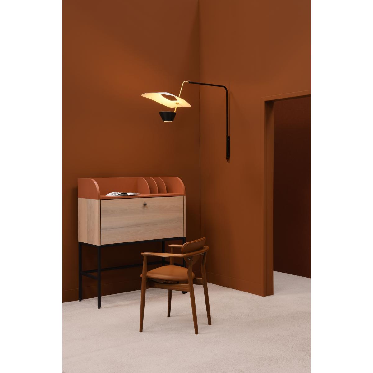 G25 Wall light with plug - / Potence – 1951 reissue, Pierre Guariche by SAMMODE STUDIO White/Gold/Metal – image 4