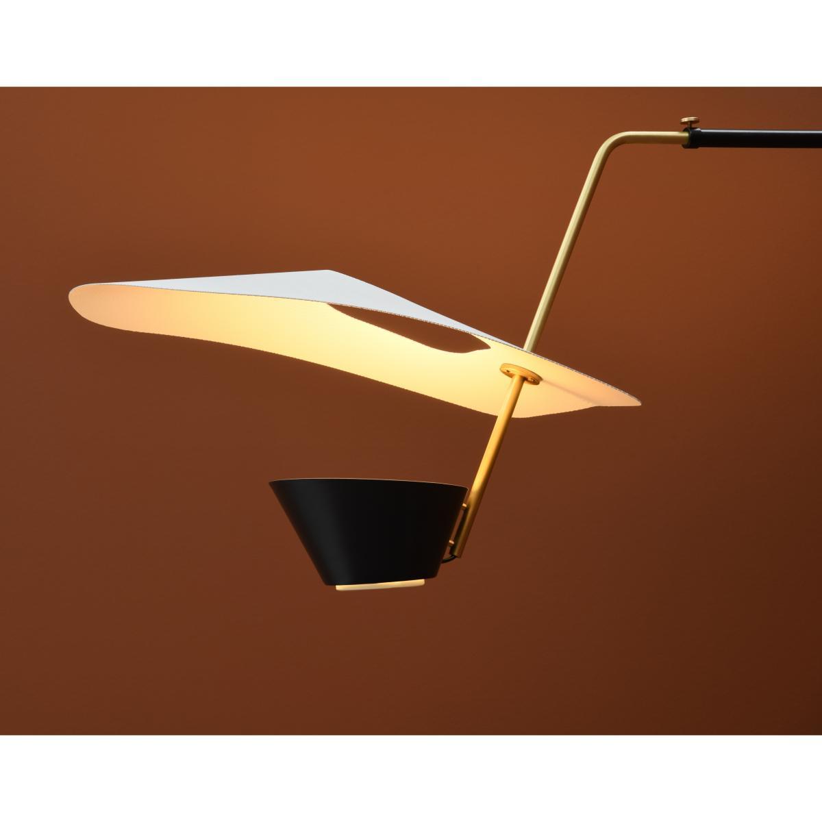 G25 Wall light with plug - / Potence – 1951 reissue, Pierre Guariche by SAMMODE STUDIO White/Gold/Metal – image 7