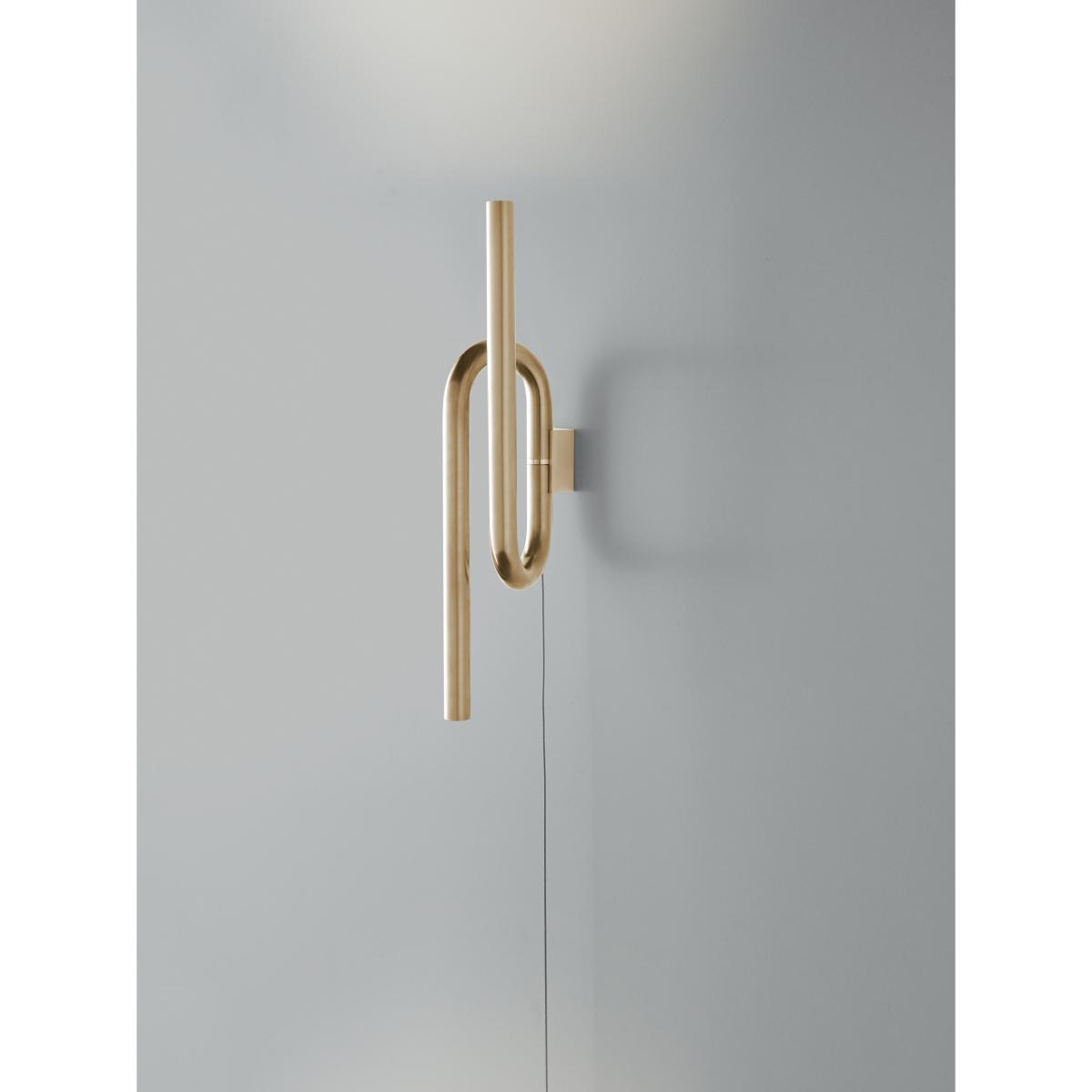 Tobia LED Wall light - / Metal - H 40 cm by Foscarini Gold/Metal – image 5