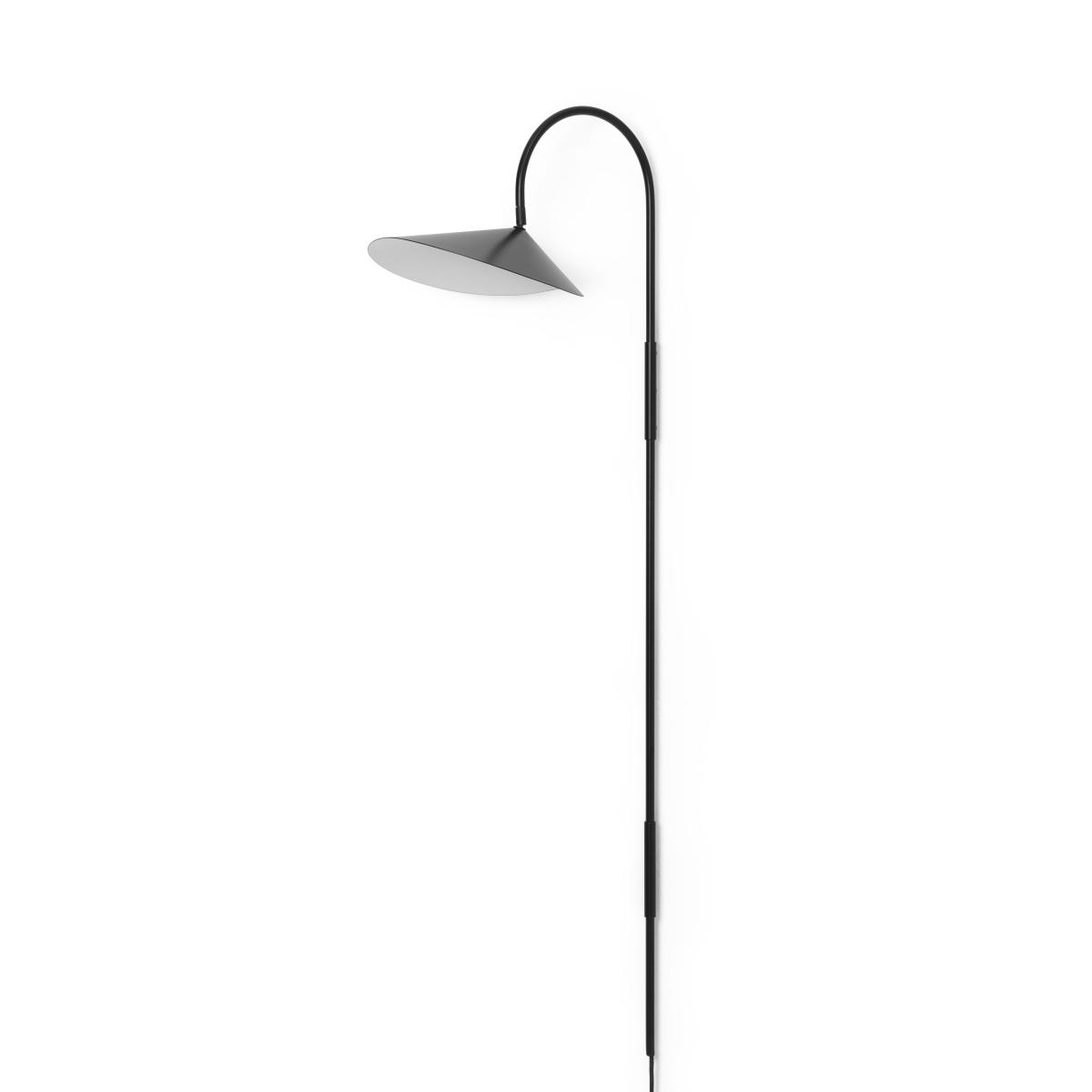 Arum Swivel Tall Wall light with plug metal black / H 127 cm - Adjustable - Ferm Living – image 2
