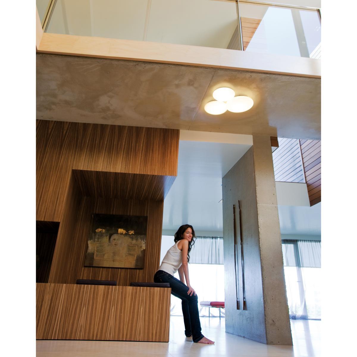 Puck Triple LED Wall light - Ceiling lamp by Vibia White – image 2