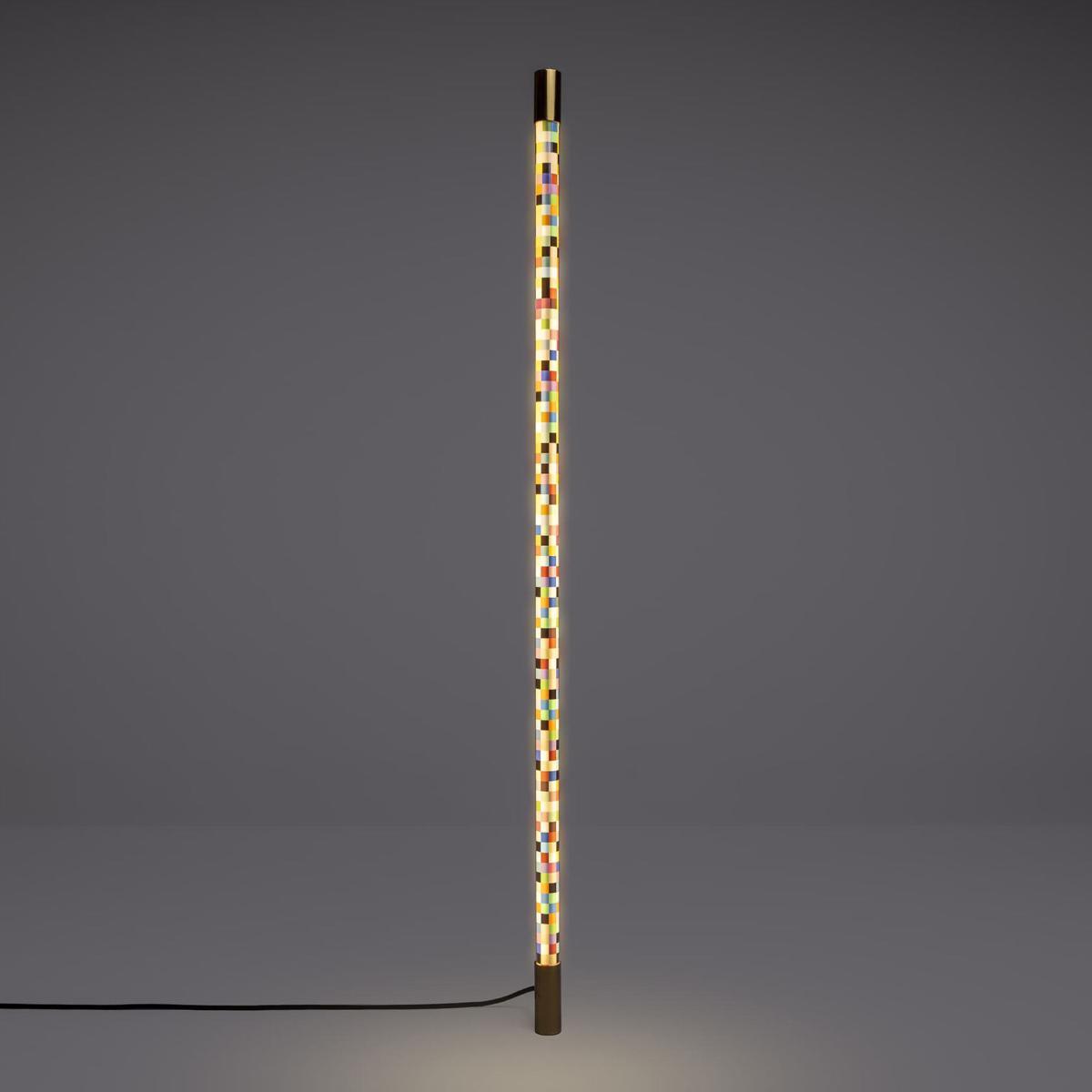 Linea Pixled Wall light with plug - / LED - H 124 cm by Seletti Multicoloured – image 2