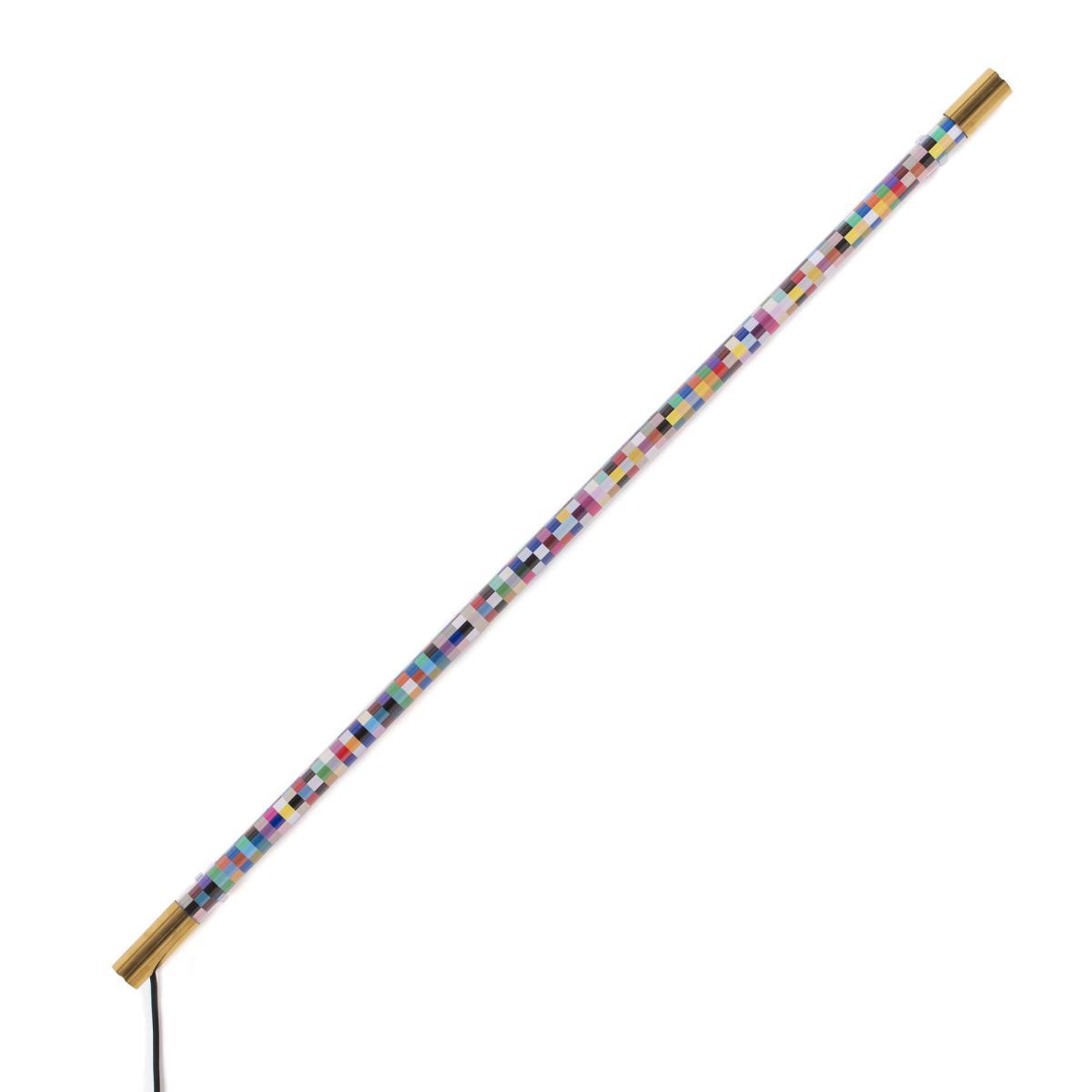Linea Pixled Wall light with plug - / LED - H 124 cm by Seletti Multicoloured – image 3