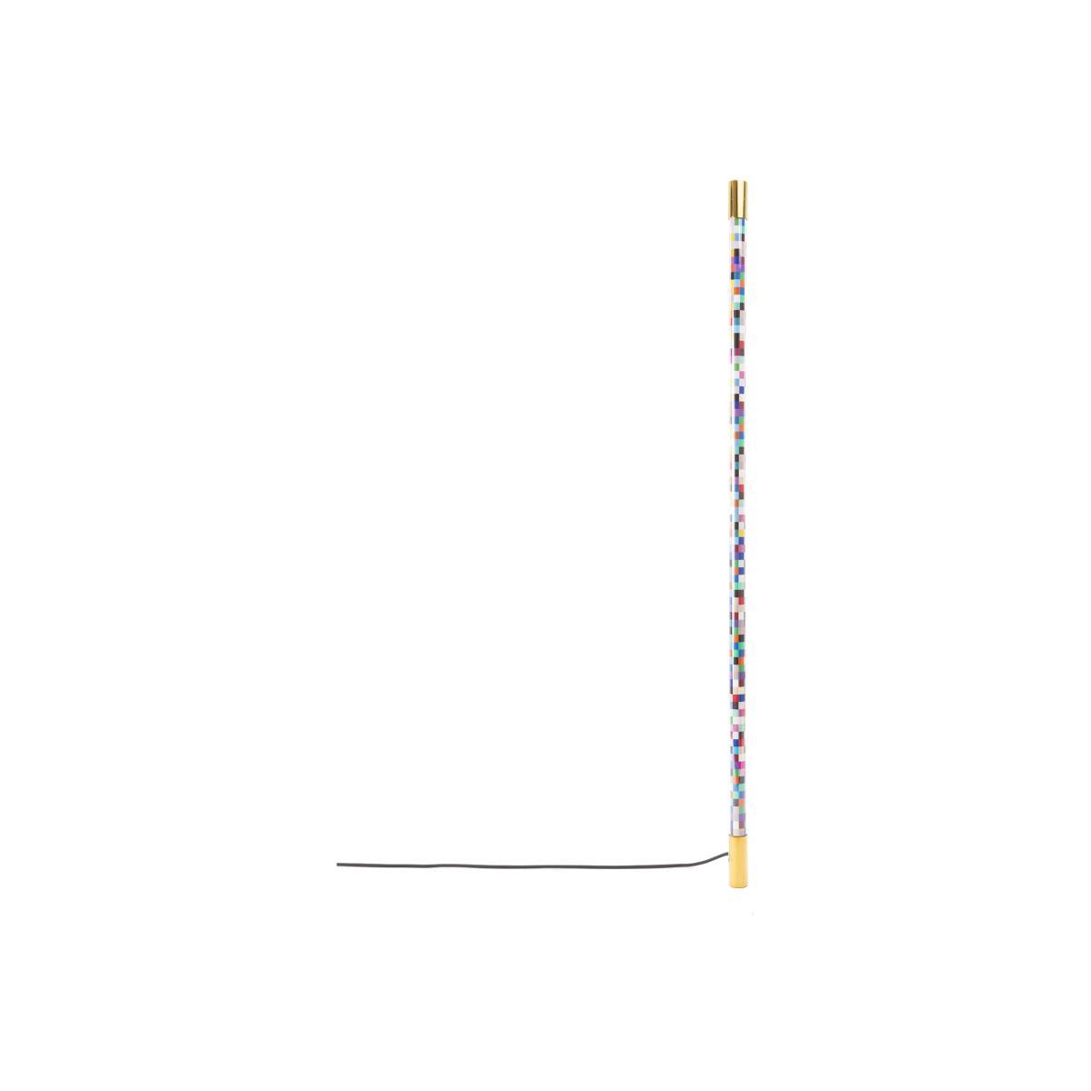 Linea Pixled Wall light with plug - / LED - H 124 cm by Seletti Multicoloured – image 1