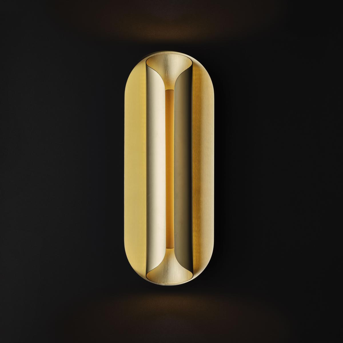 Rosalie LED Wall light - / H 40 x L 15 cm - Metal by DCW éditions Gold/Metal – image 2