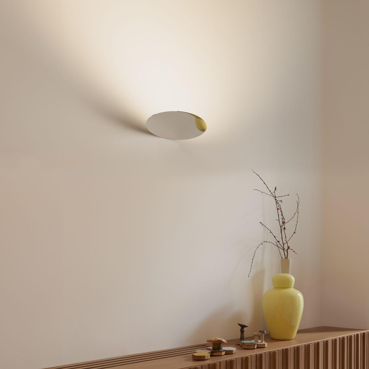 Millimetro LED Wall light metal silver / Ø 25 cm - Luceplan – image 4