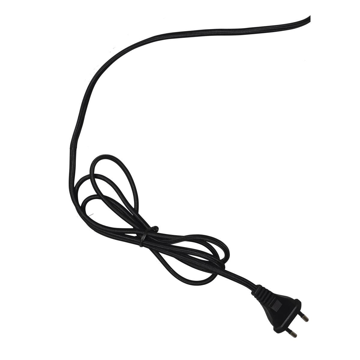 Warsaw Wall light with plug - / Glass & metal by It's about Romi Black – image 7