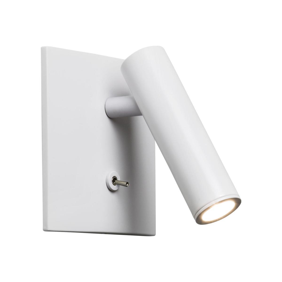 Enna Square LED Wall light - / Adjustable small reading lamp - Switch by Astro Lighting White – image 1