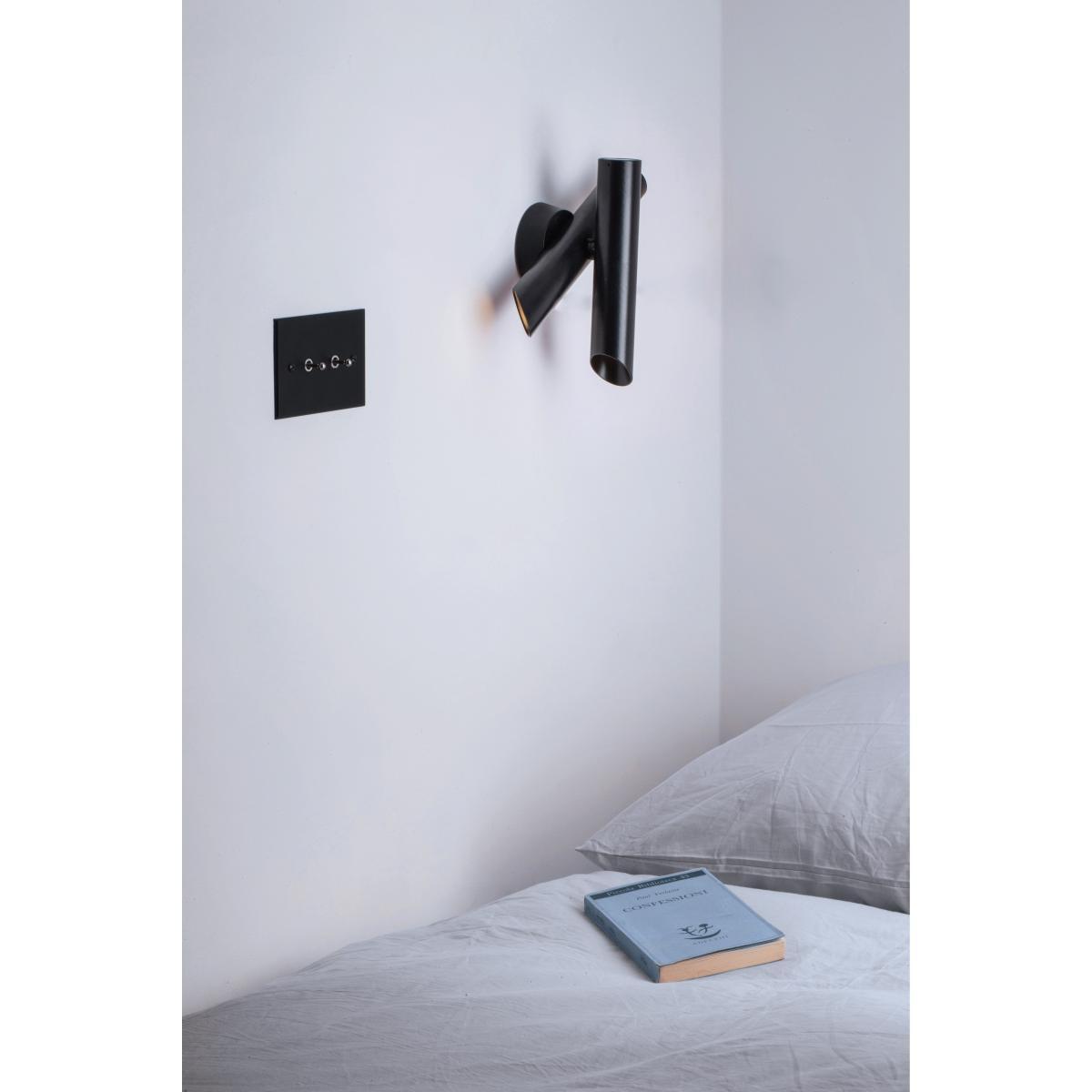 Tubes 2 Wall light - / LED - Swivelling by Nemo Black – image 4