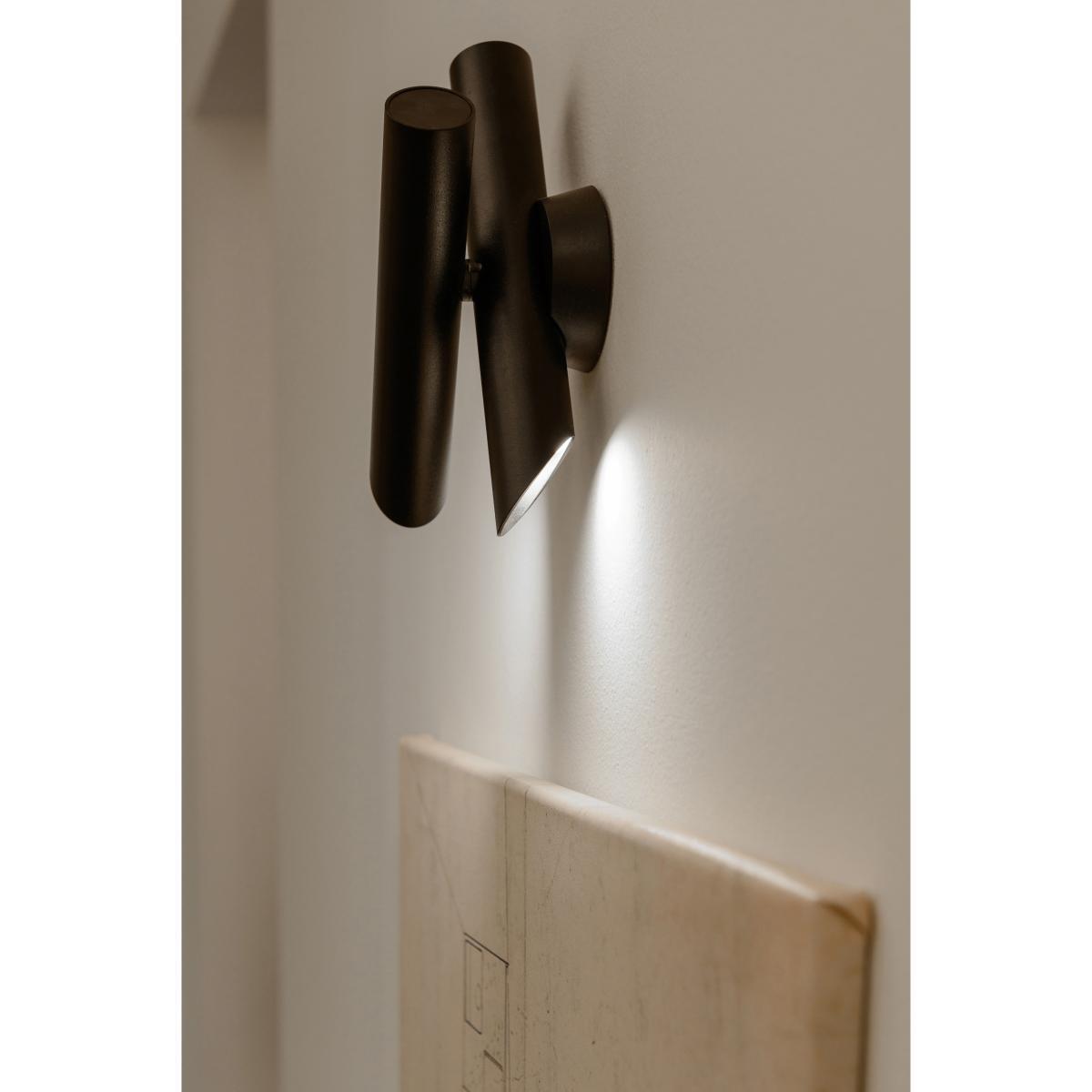 Tubes 2 Wall light - / LED - Swivelling by Nemo Black – image 6