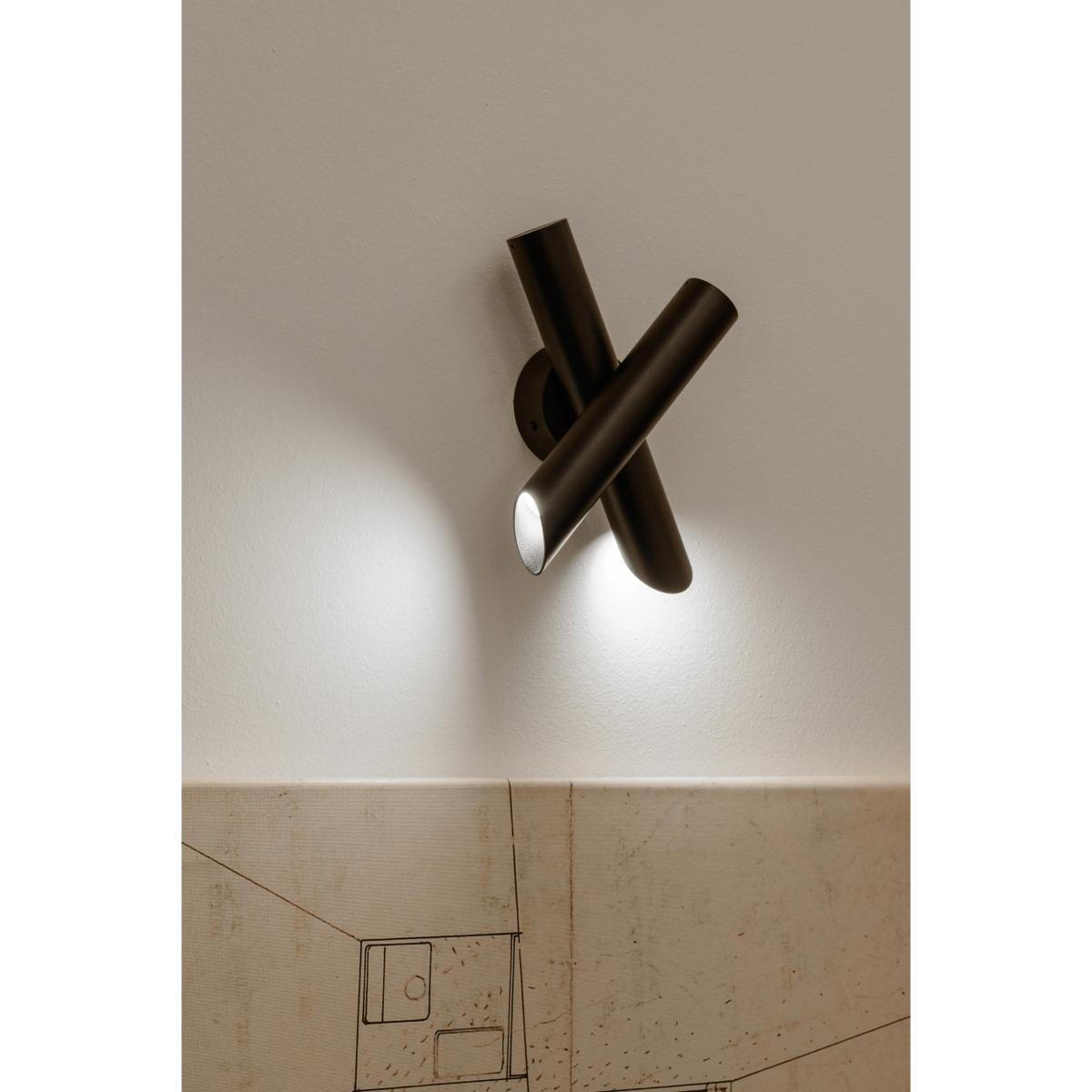 Tubes 2 Wall light - / LED - Swivelling by Nemo Black – image 7
