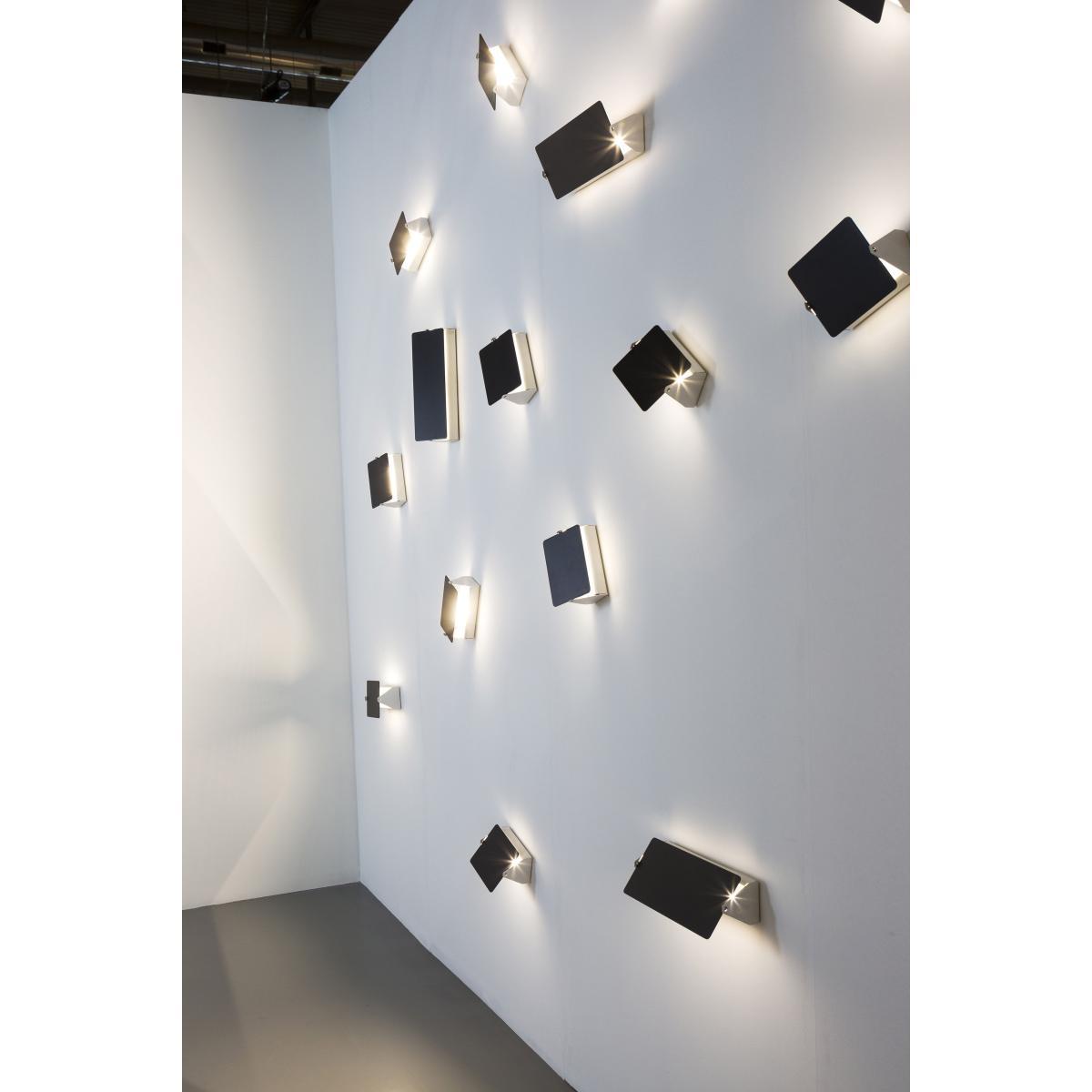 Wall light with plug - with pivoting shutter E14 / Charlotte Perriand, 1962 by Nemo Grey/Silver/Metal – image 2
