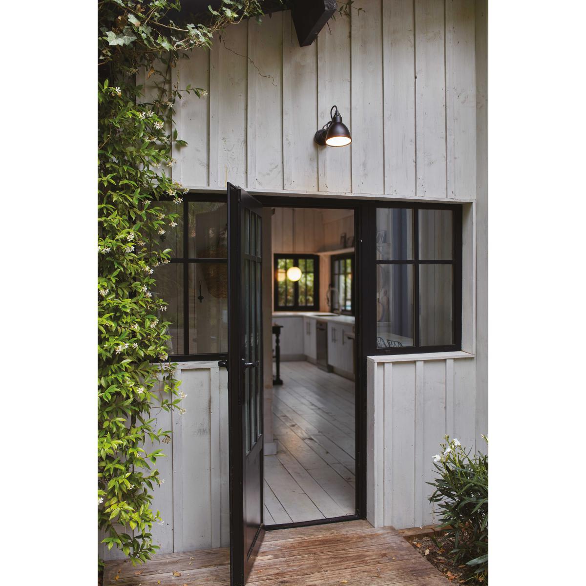 304 Classic Outdoor Seaside Outdoor wall light - / Adjustable - Ø 14 cm by DCW éditions Grey/Silver/Metal – image 2